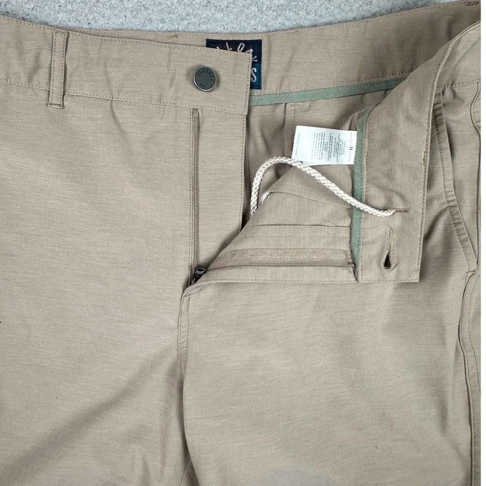 Faherty All Day Shorts Mens 31 Tan 6.5